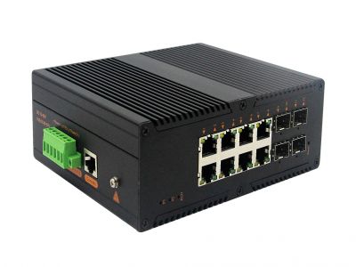 工業(yè)級(jí)（NT品牌）管理型千兆4光8電工業(yè)級(jí)交換機(jī)