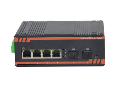 全國產海系列千兆2光4電WEB管理